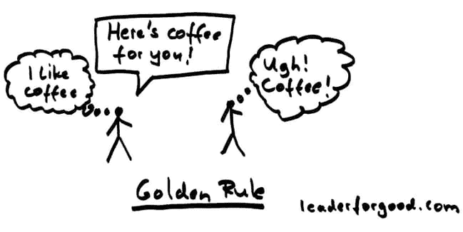 An example of the golden rule in action