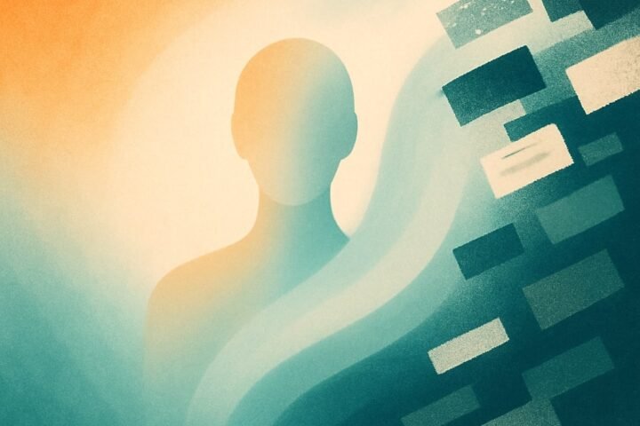 Image showing a person freeing themselves of collective energies