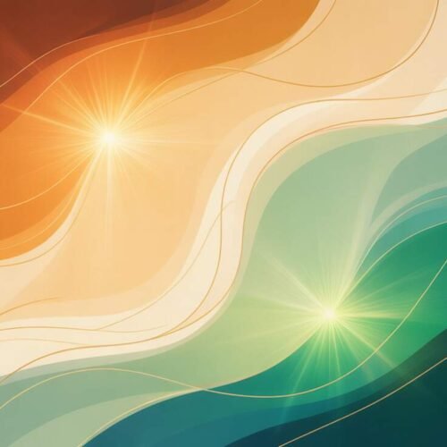 Abstract spiritual art, symbolizing the journey to finding your purpose and meaningful work.