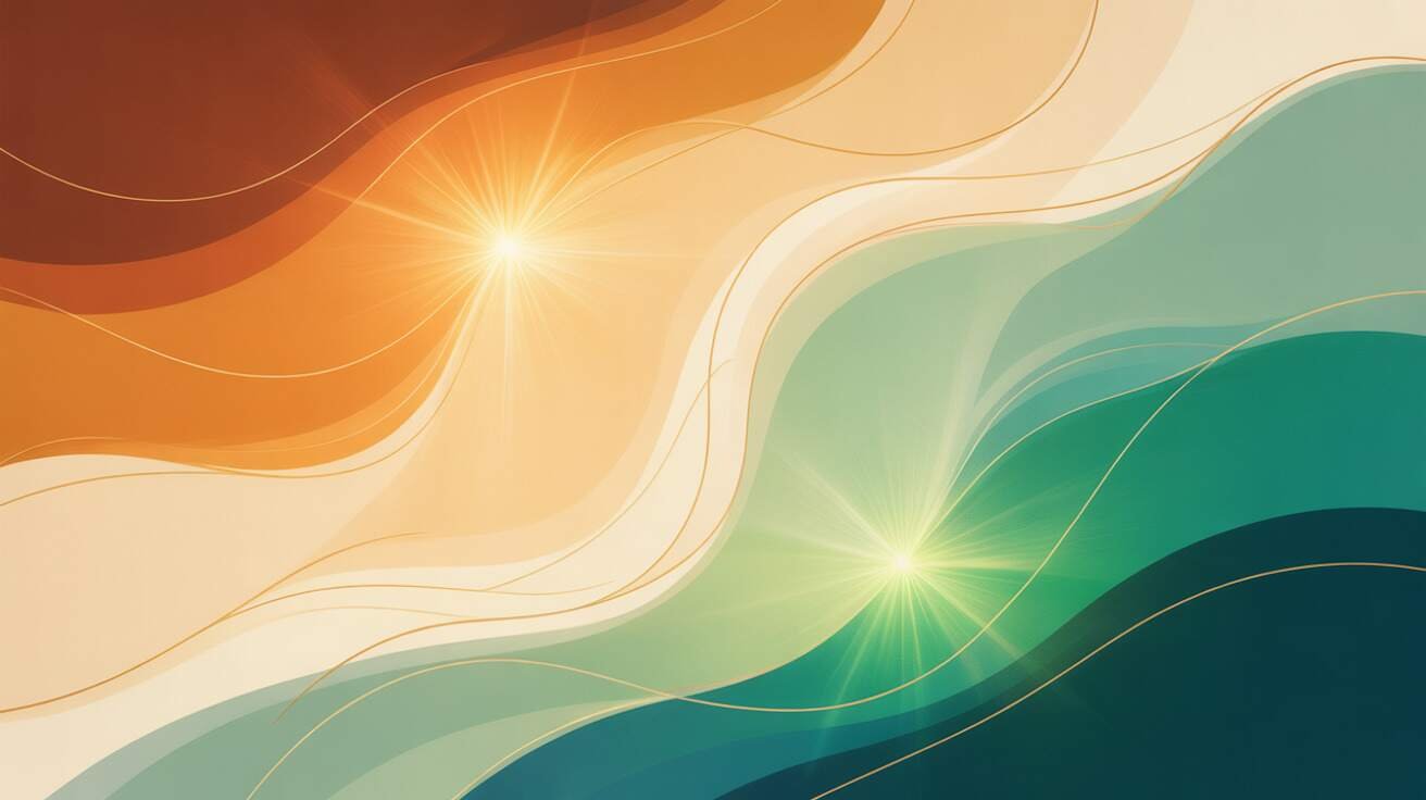 Abstract spiritual art, symbolizing the journey to finding your purpose and meaningful work.