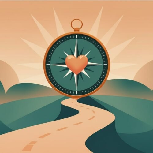 An image symbolizing heart-centered career planning