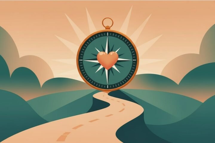 An image symbolizing heart-centered career planning