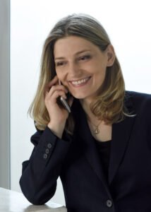 Louise on the phone